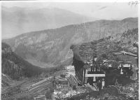 Coldose Drahtseilbahn Blick malga Val Maggiore
